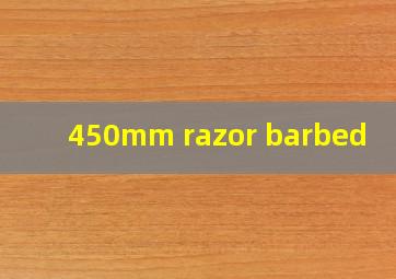 450mm razor barbed